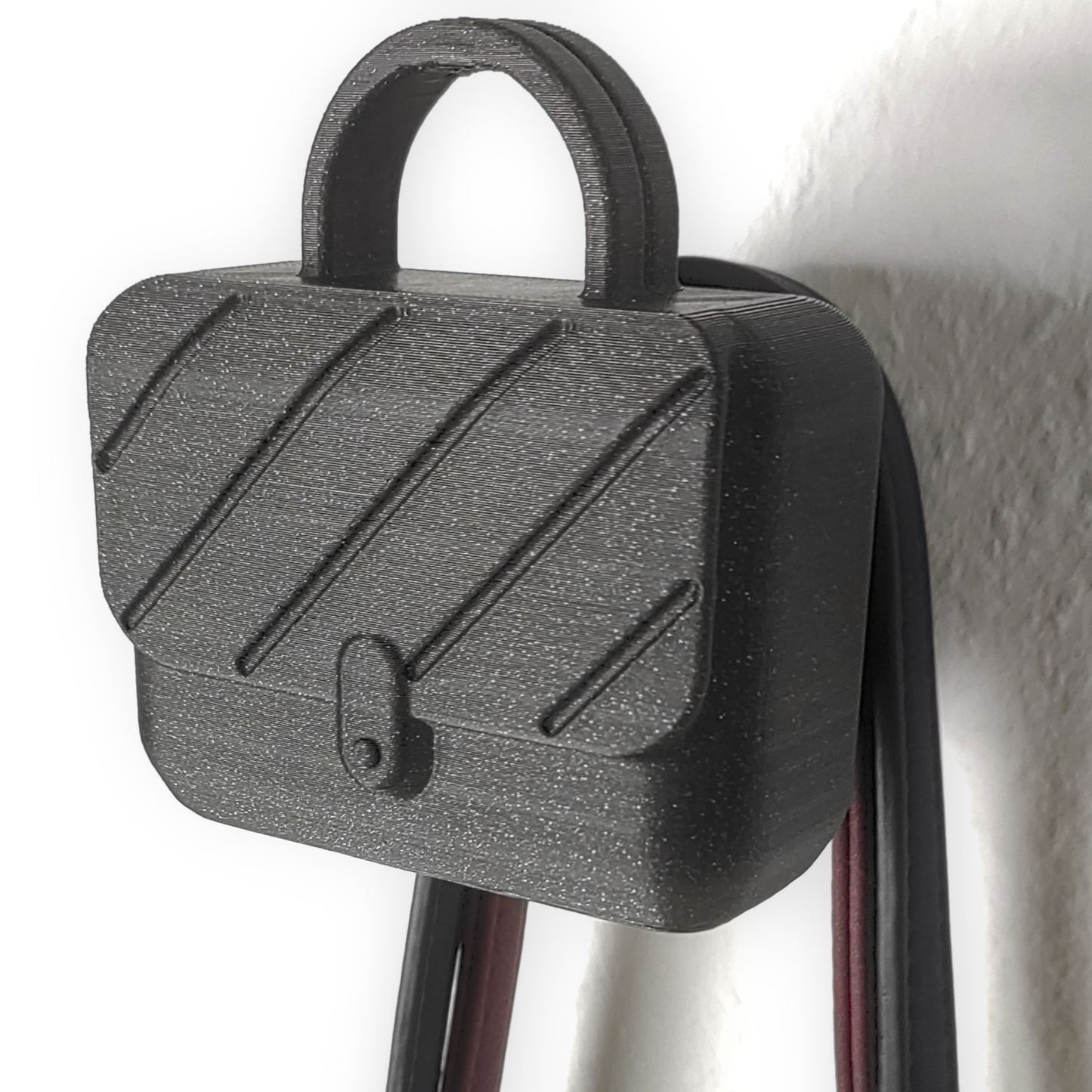 Wandhalter - Taschen schwarz glitzer Taschen