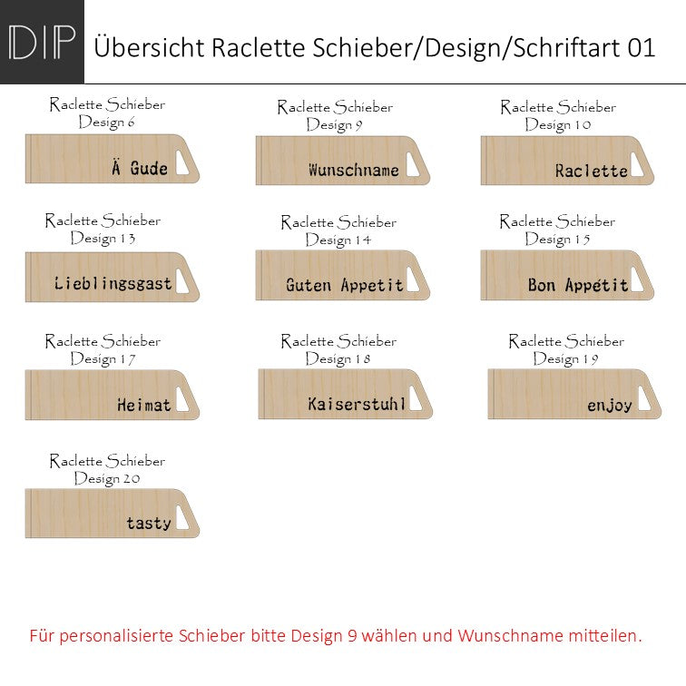 Raclette Schieber