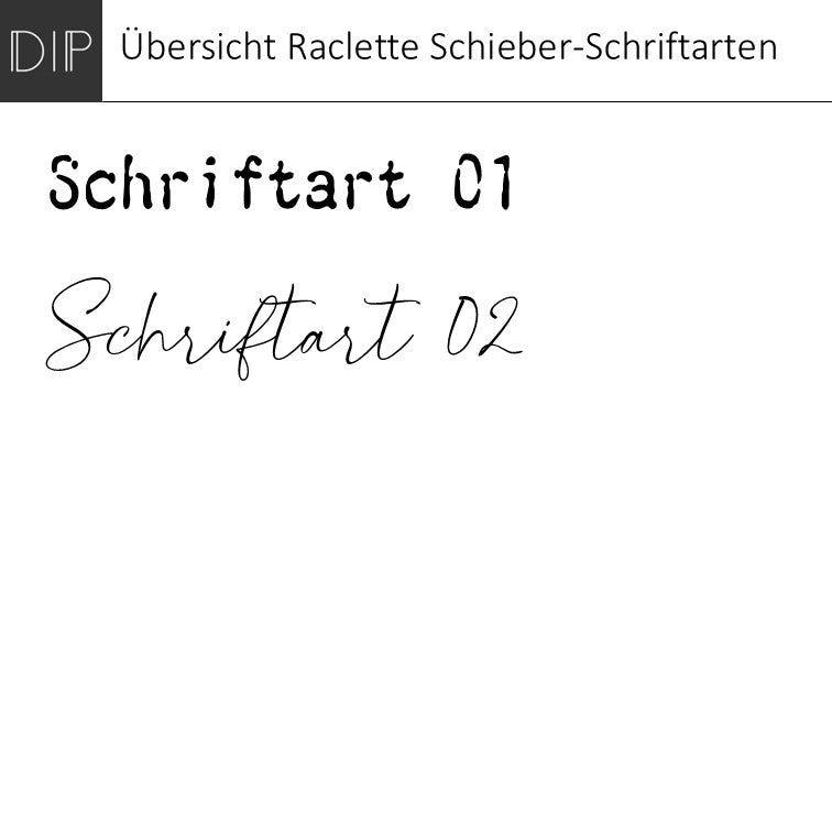Raclette Schieber