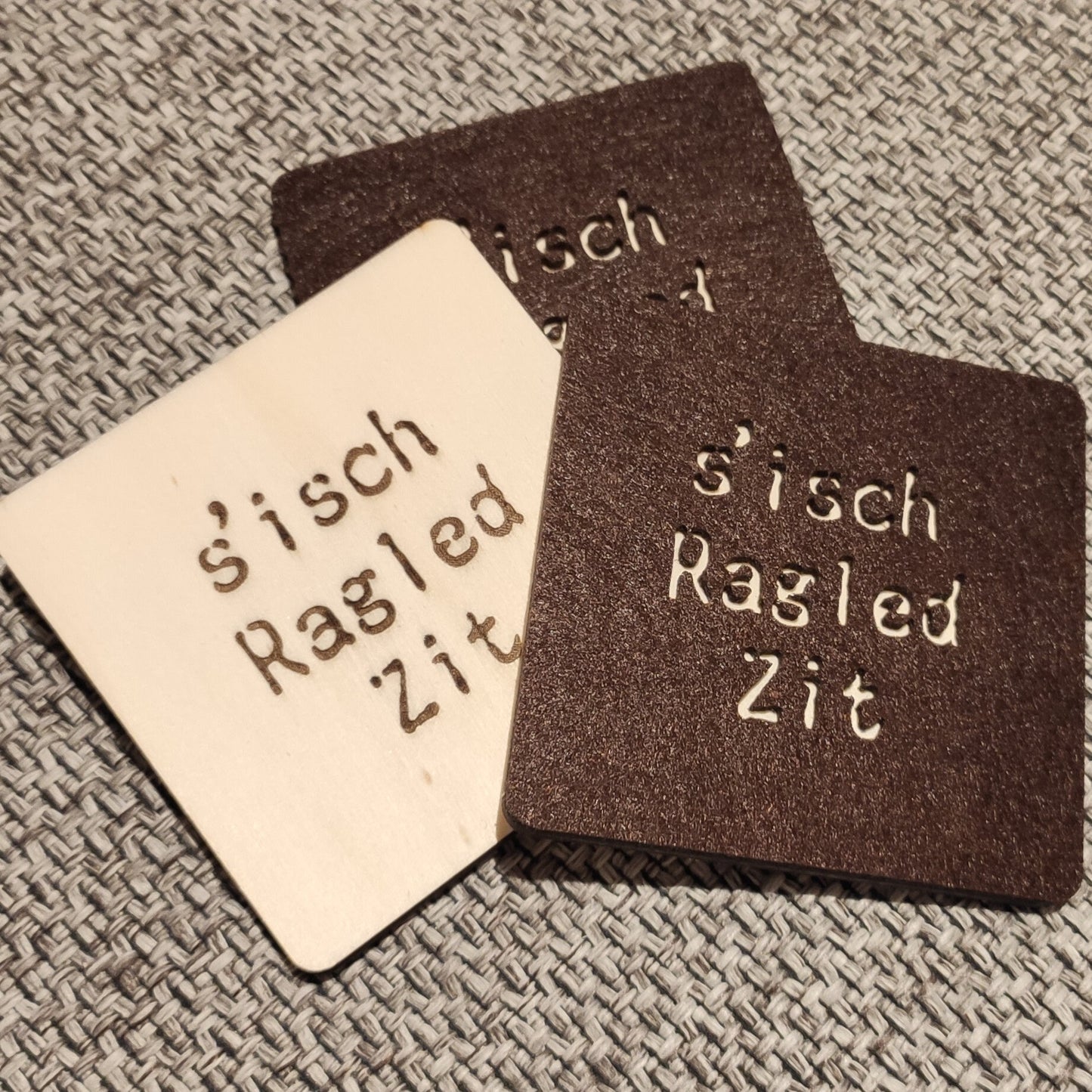 Filzunterstzer - Raclette - sísch Ragled Zit