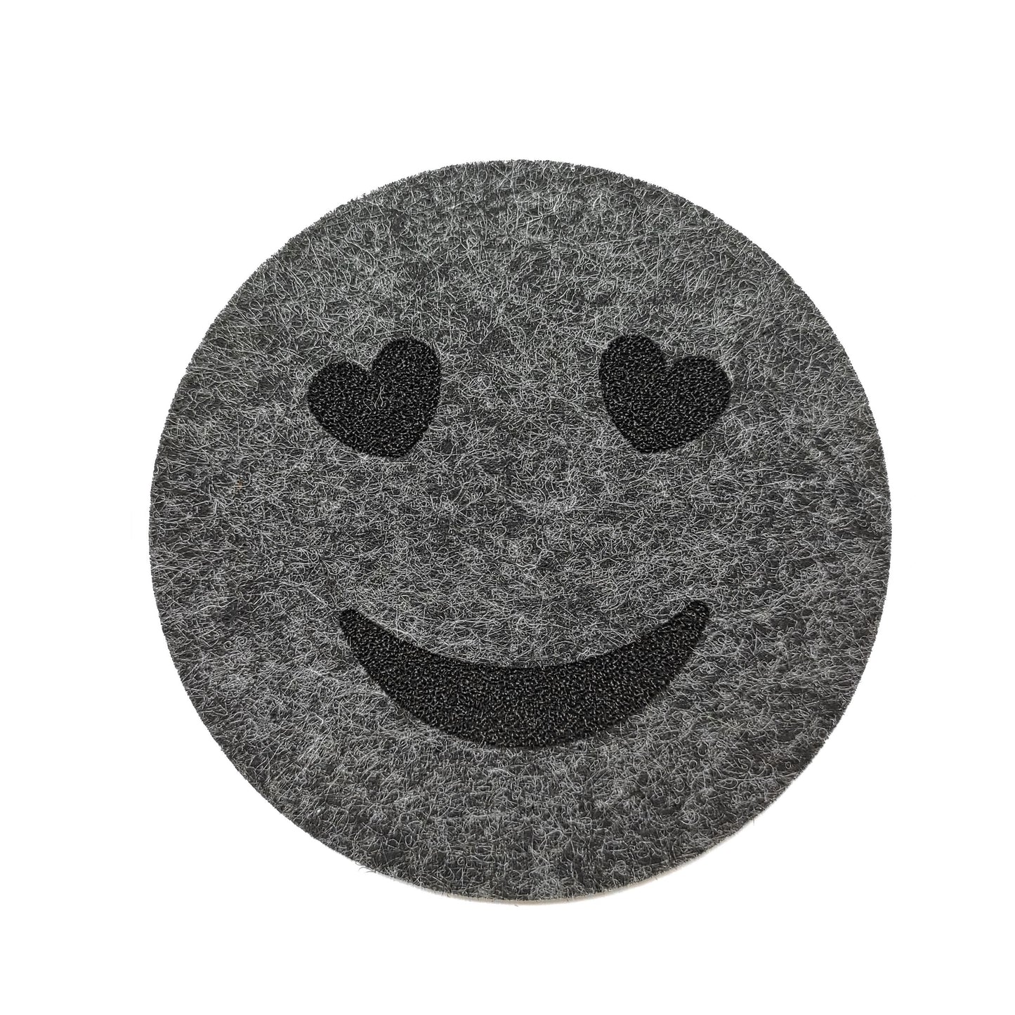 Filzuntersetzer - Smiley