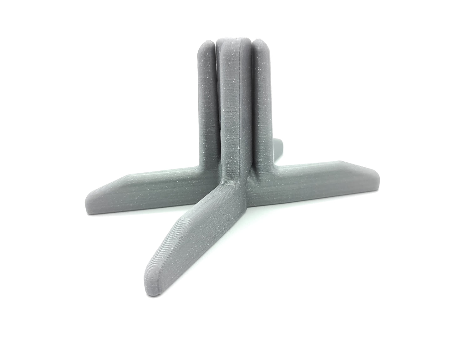Flaschenabtropfer grau glitzer