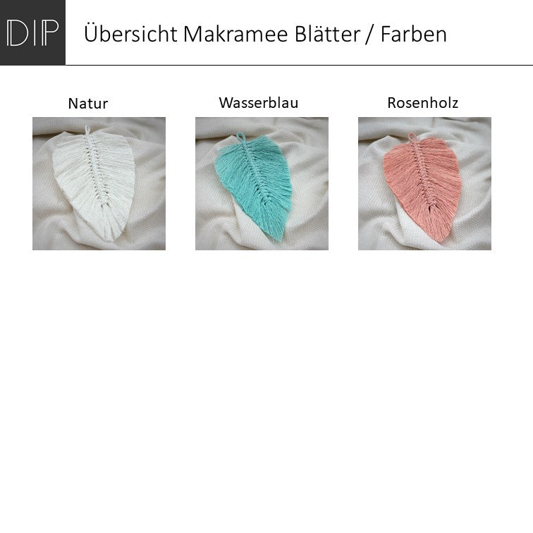 Makramee - Blatt