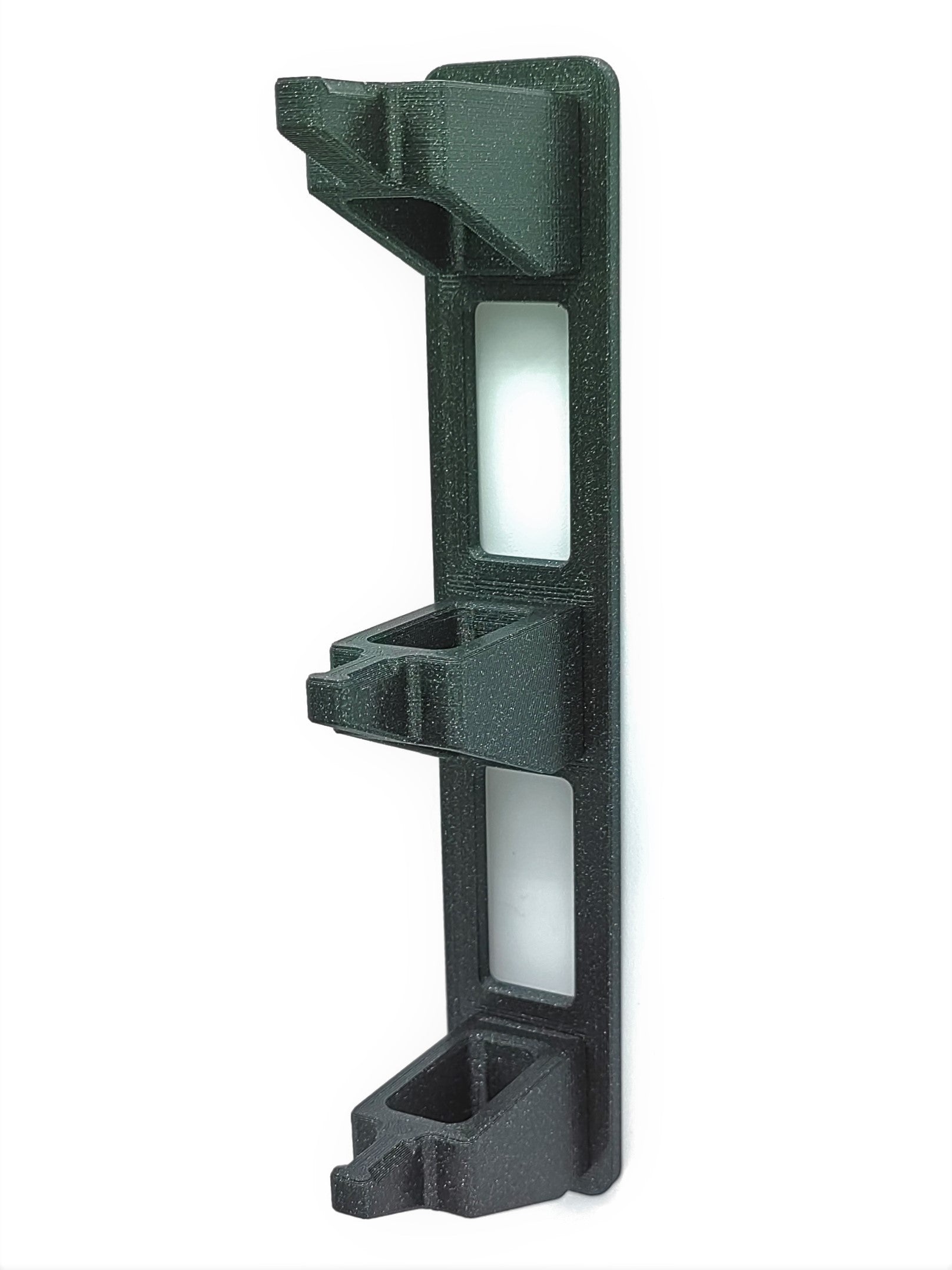 Wandhalter - Sonnenbrillen schwarz glitzer 3 fach Halter