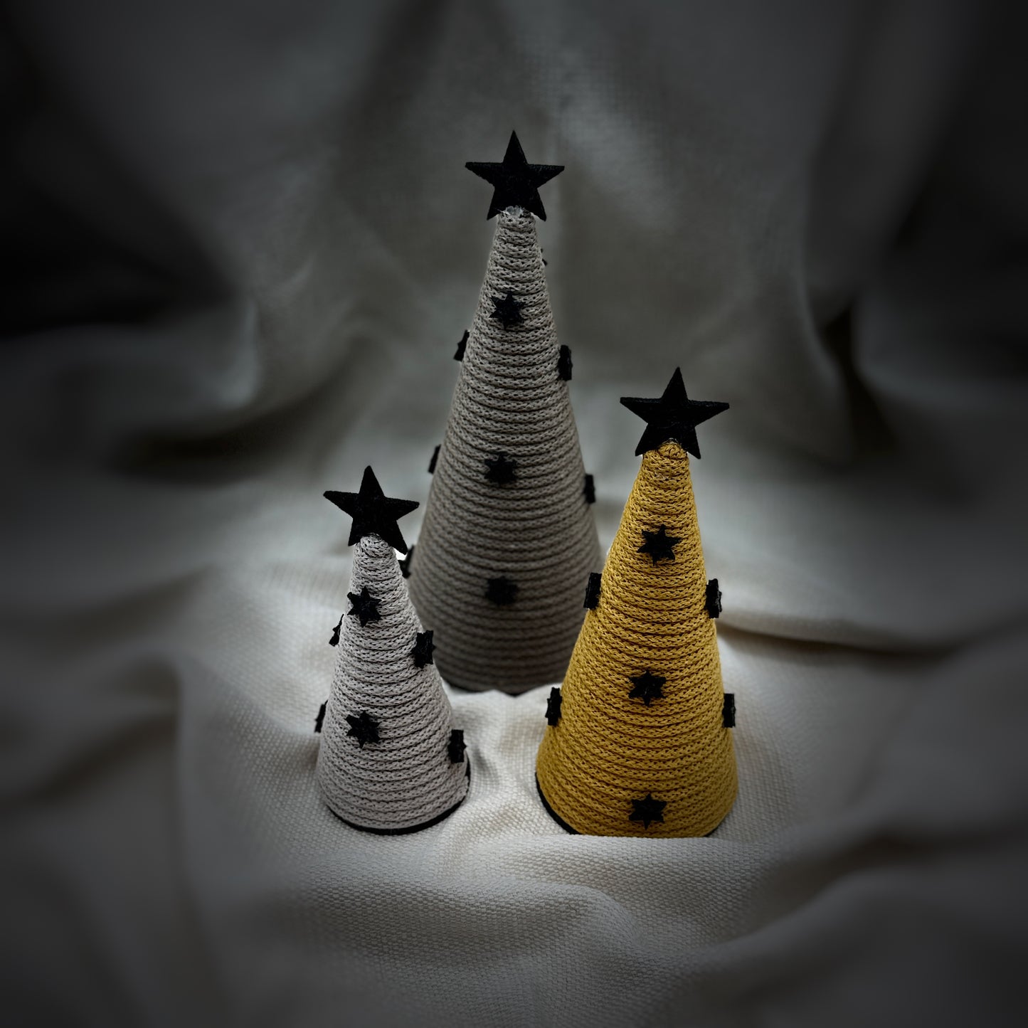 Makramee-Weihnachtsdeko Baum