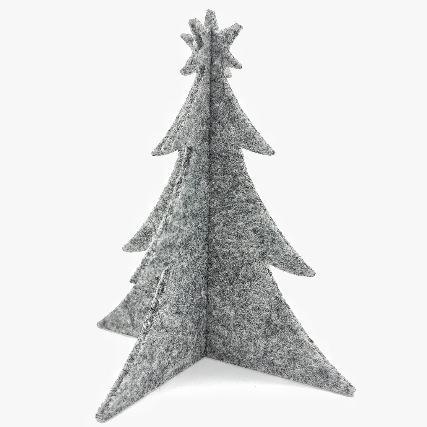 Weihnachtsdeko- Bäume aus Holz und Filz