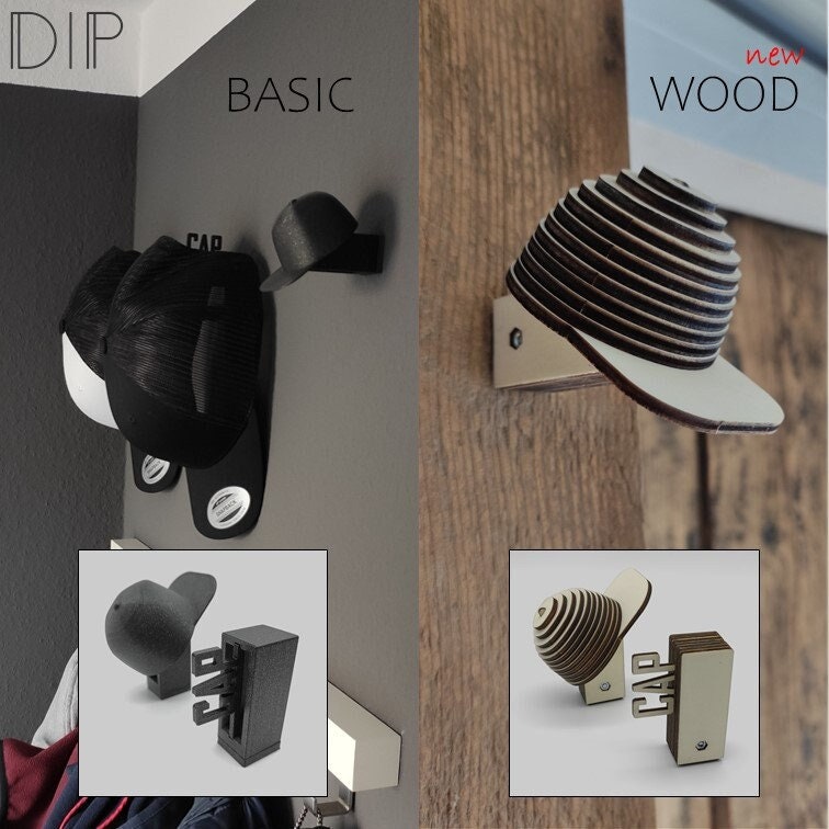 Wandhalter - Caps Basic Wood